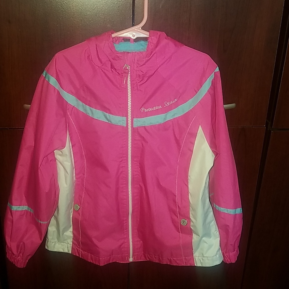 Girls Hooded Windbreaker